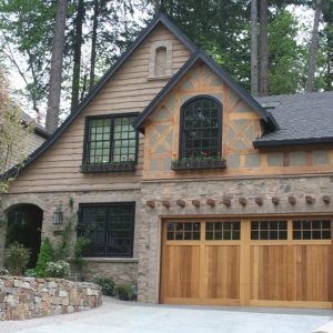 Wood Carriage House Garage Doors