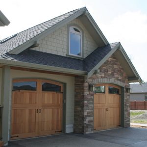 Wood Carriage House Garage Doors