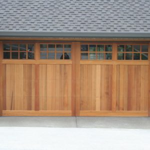 Wood Carriage House Garage Doors