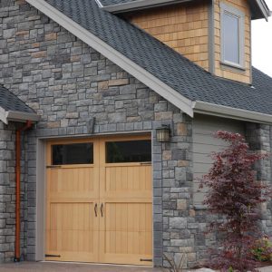 Wood Carriage House Garage Doors